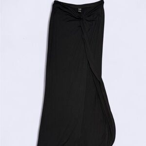 Elegant Black Maxi Skirt